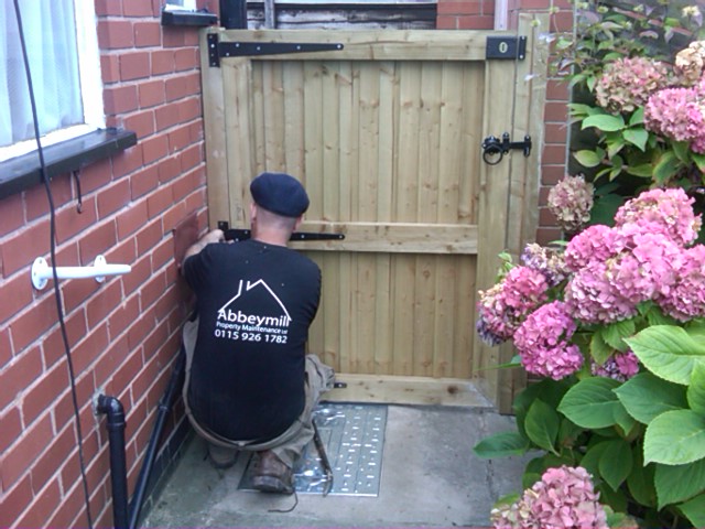 New Wooden Gate in Selston